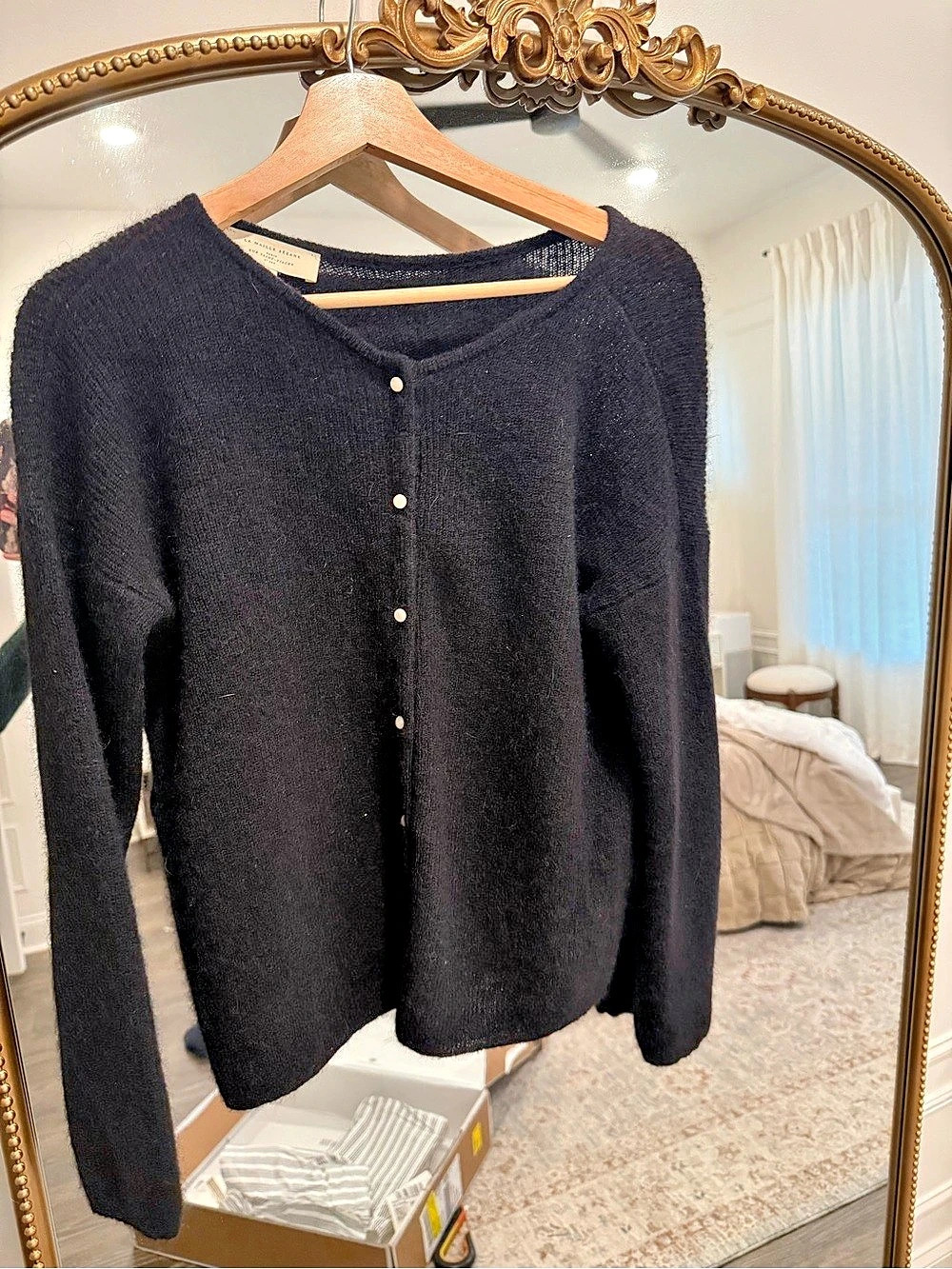 Black Sezane Gaspard Cardigan Like New